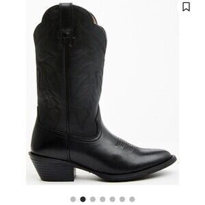 Shyanne Black Leather Cowboy Boots C 3 B 9